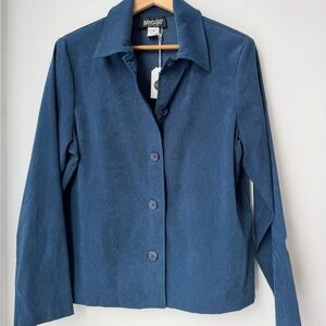 Briggs New York Women's Navy Button-Down Shirt